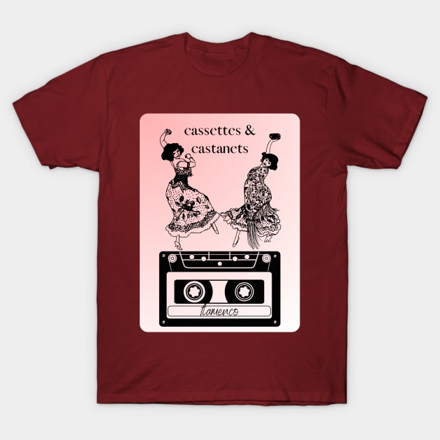 cassettes and castanets-flamenco T-Shirt by Rattykins
